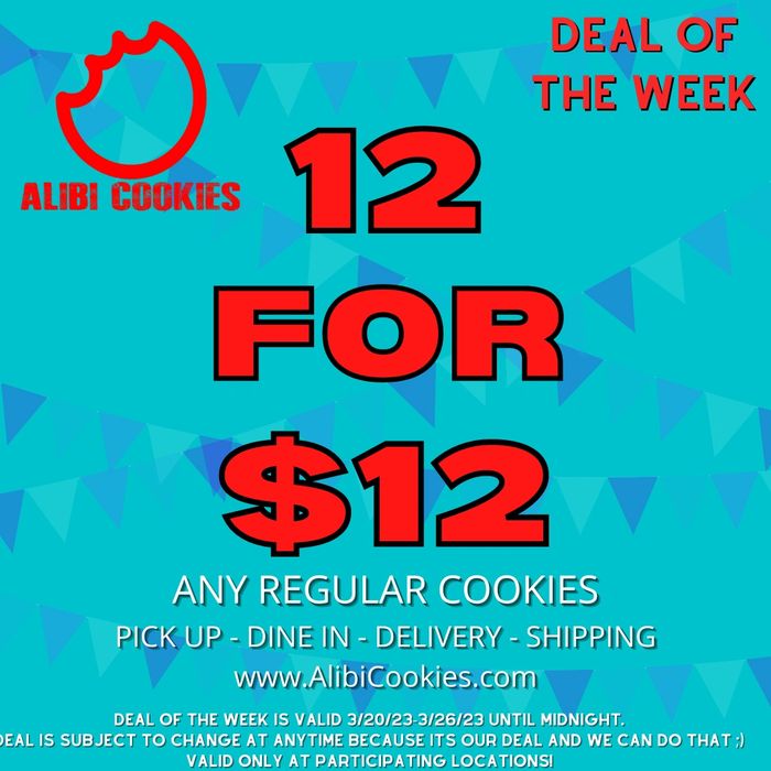 Alibi Cookies Cookies, Bakery, Cookie Shop